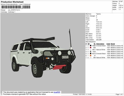 Car XZX 872