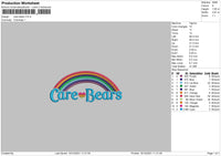 Care Bears Embroidery File 4 size