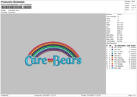 Care Bears Embroidery File 4 size