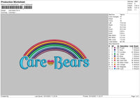 Care Bears Embroidery File 4 size