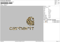 Carhartt Embroidery File 4 size