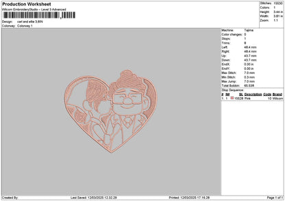 Carl Love Embroidery File 6 sizes