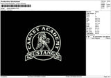 Carneytext Embroidery File 6 sizes