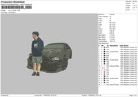 Car N Owner Embroidery File 5 sizes