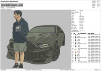 Car N Owner Embroidery File 5 sizes