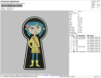 Caroline Embroidery File 4 size