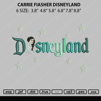 Carrie Fiasher Embroidery File 4 size