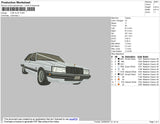 Car ZL84 Embroidery File 4 size