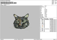 Cat 0304 Embroidery File 6 sizes