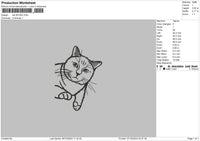 Cat 0610 Embroidery File 6 sizes