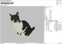 Cat 2208 Embroidery File 6 sizes