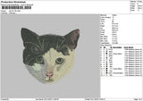 Cat 2411 Embroidery File 6 sizes