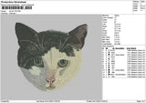 Cat 2411 Embroidery File 6 sizes