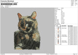 Cat 2609 Embroidery File 6 sizes