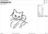 Cat 3010b Embroidery File 6 sizes