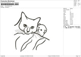 Cat 3010b Embroidery File 6 sizes