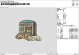 Cat Dog 0312 Embroidery File 6 sizes