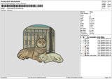 Cat Dog 0312 Embroidery File 6 sizes