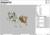 Cat Dog 0211 Embroidery File 6 sizes