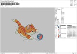 Cat And Logo Embroidery File 6 sizes