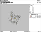 Cat Lines 0125 Embroidery File 6 sizes