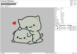 Cats0705 Embroidery File 6 sizes