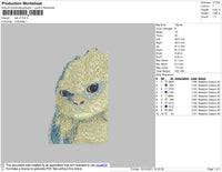 Cat V7 Embroidery File 4 size