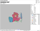 Care Bears Baddie Embroidery 4 size