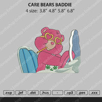Care Bears Baddie Embroidery 4 size