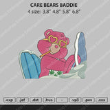 Care Bears Baddie Embroidery 4 size
