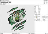 Celtic Torn Embroidery File 6 size