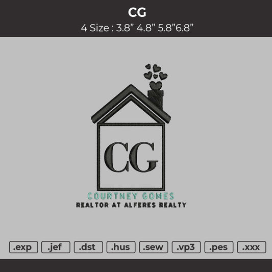 CG Embroidery File 4 size
