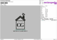 CG Embroidery File 4 size