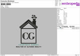 CG Embroidery File 4 size
