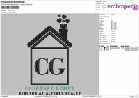 CG Embroidery File 4 size