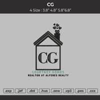 CG Embroidery File 4 size