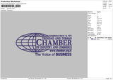 Chambertext Embroidery File 6 sizes