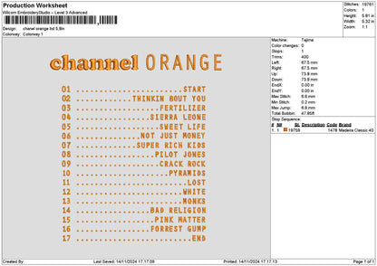 Orangetext 02 Embroidery File 6 sizes