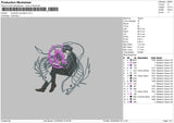 Character Animation Embroidery File 4 size