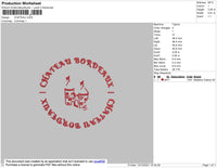 Chateau Embroidery File 4 size