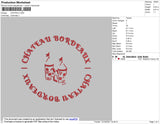 Chateau Embroidery File 4 size