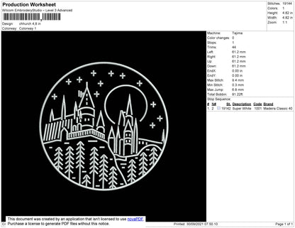 Chhruch Embroidery File 4 size