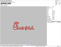 Chick Embroidery File 4 size