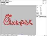 Chick Embroidery File 4 size