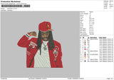 Chief Keev V2 Embroidery File 5 sizes