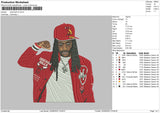 Chief Keev V2 Embroidery File 5 sizes