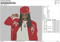 Chief Keev V2 Embroidery File 5 sizes