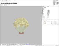 Chifuyu Matsuno Embroidery File 4 size