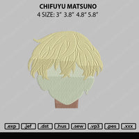 Chifuyu Matsuno Embroidery File 4 size