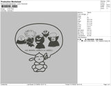 Chis Embroidery File 4 size